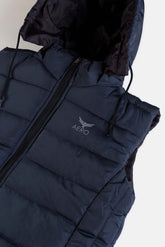 Premium Puffer Sleeveless Jacket - Yale Blue